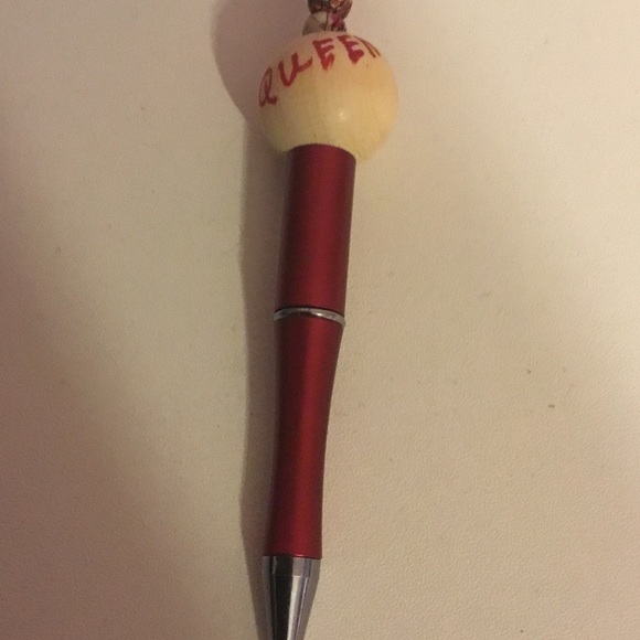 Red Beaded Accessory - Picture 4 of 4